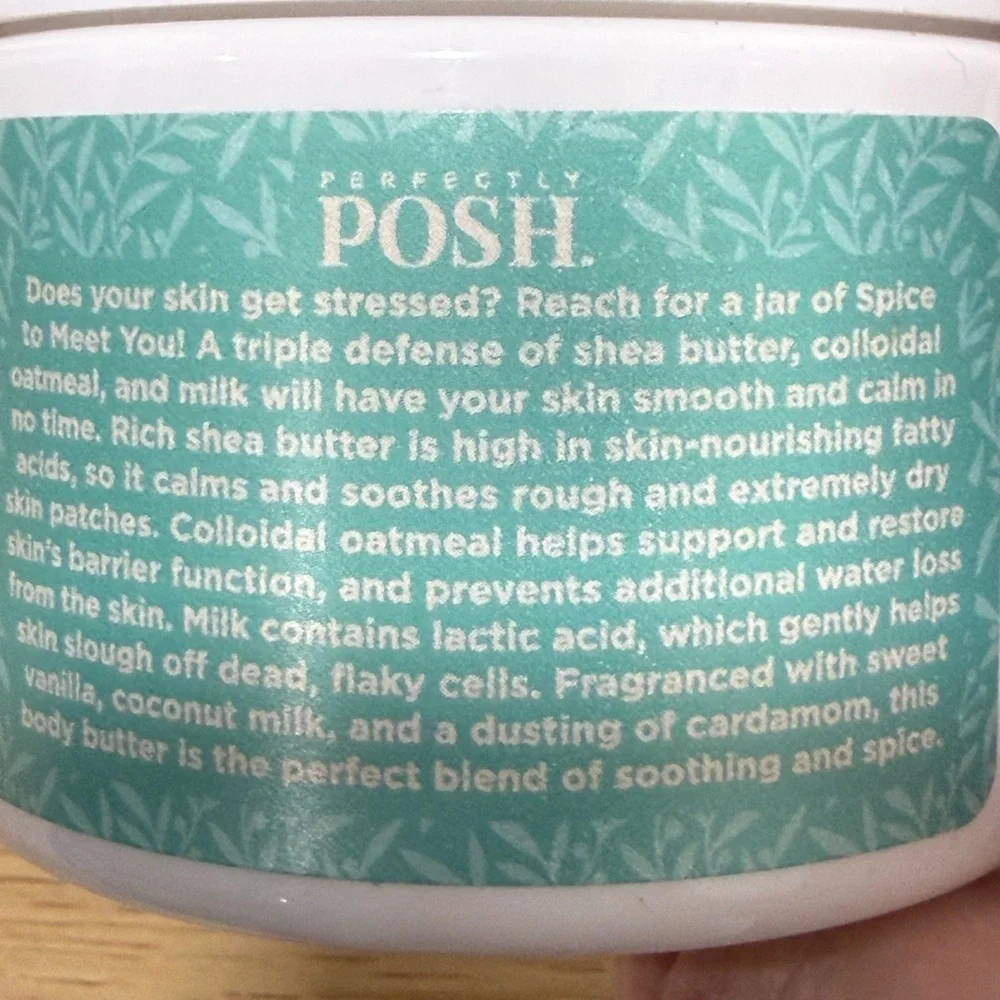 New Sealed Perfectly Posh Spice to Meet You Body Butter